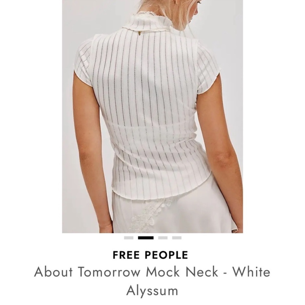 NWT Free People About Tomorrow Mock Neck. NWT.